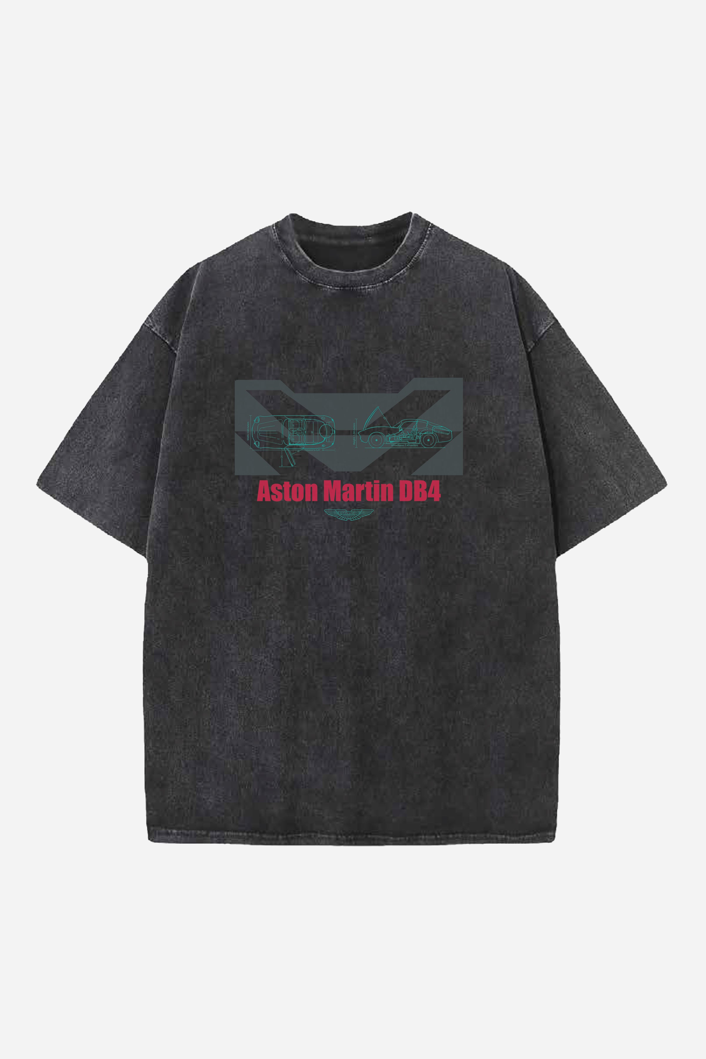 Aston Martin DB4 Designed Vintage Oversized T-shirt