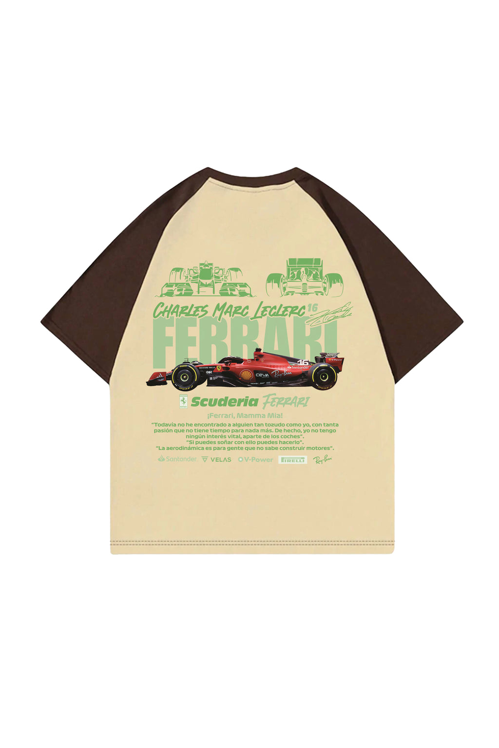 Scuderia Ferrari Designed Drop Shoulder T-shirt