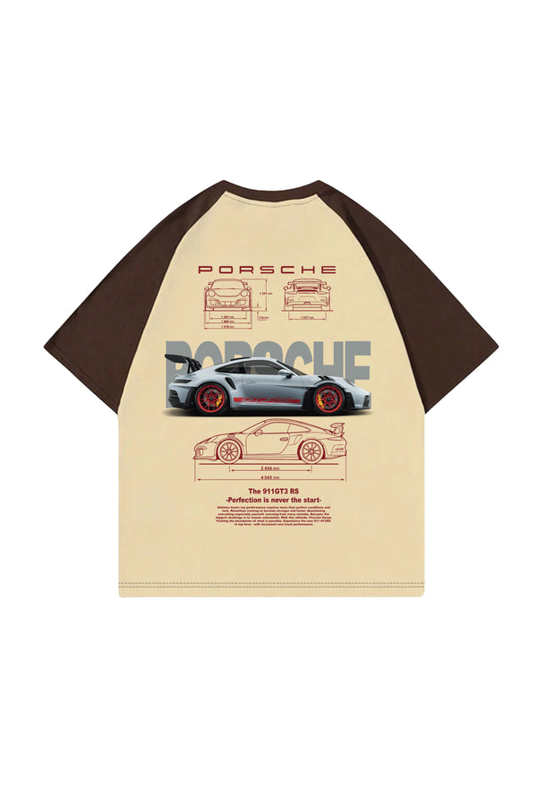 Porsche GT3 RS Designed Drop Shoulder T-shirt