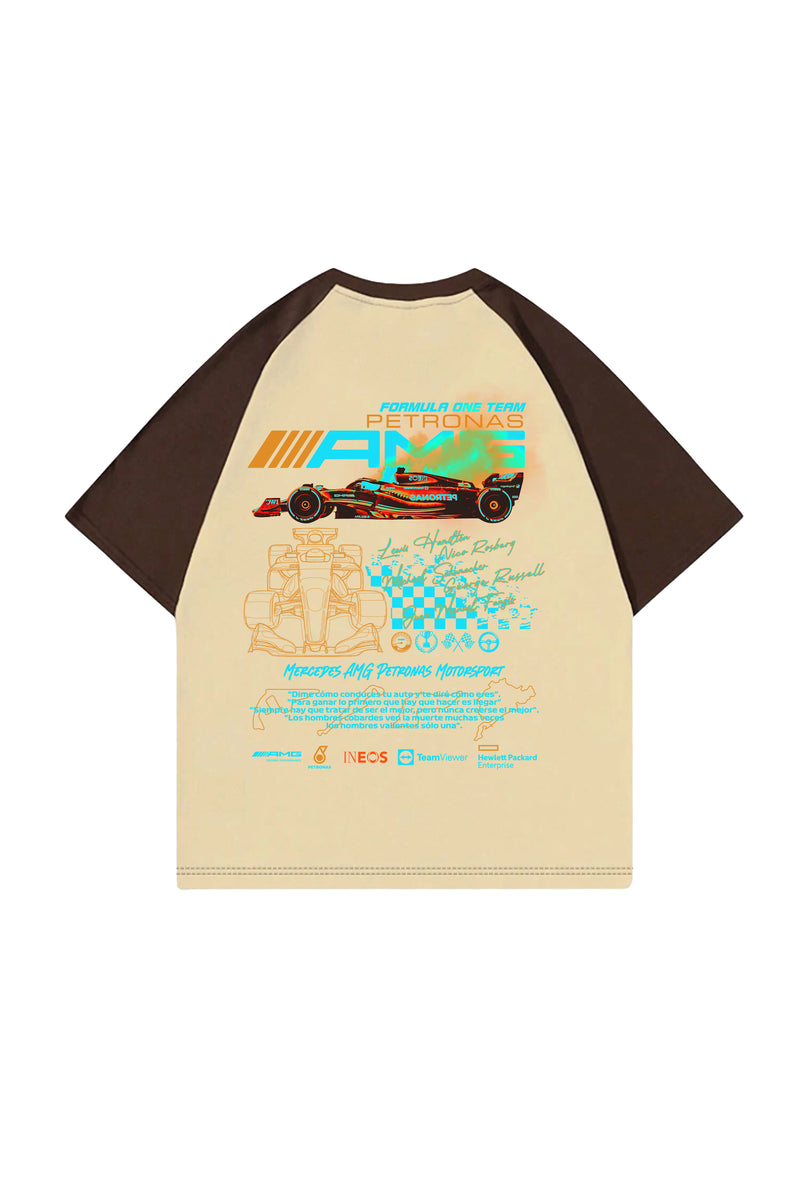 Mercedes AMG Petronas Designed Drop Shoulder T-shirt