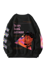 21 Savage Designed Oversized Sweatshirt