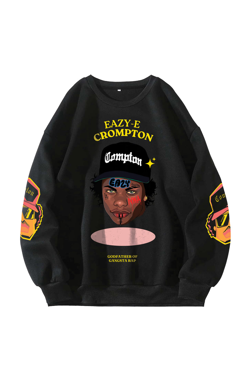 Eazy E Crompton Designed Oversized Sweatshirt