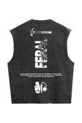 Feral Designed Vintage Oversized Vest