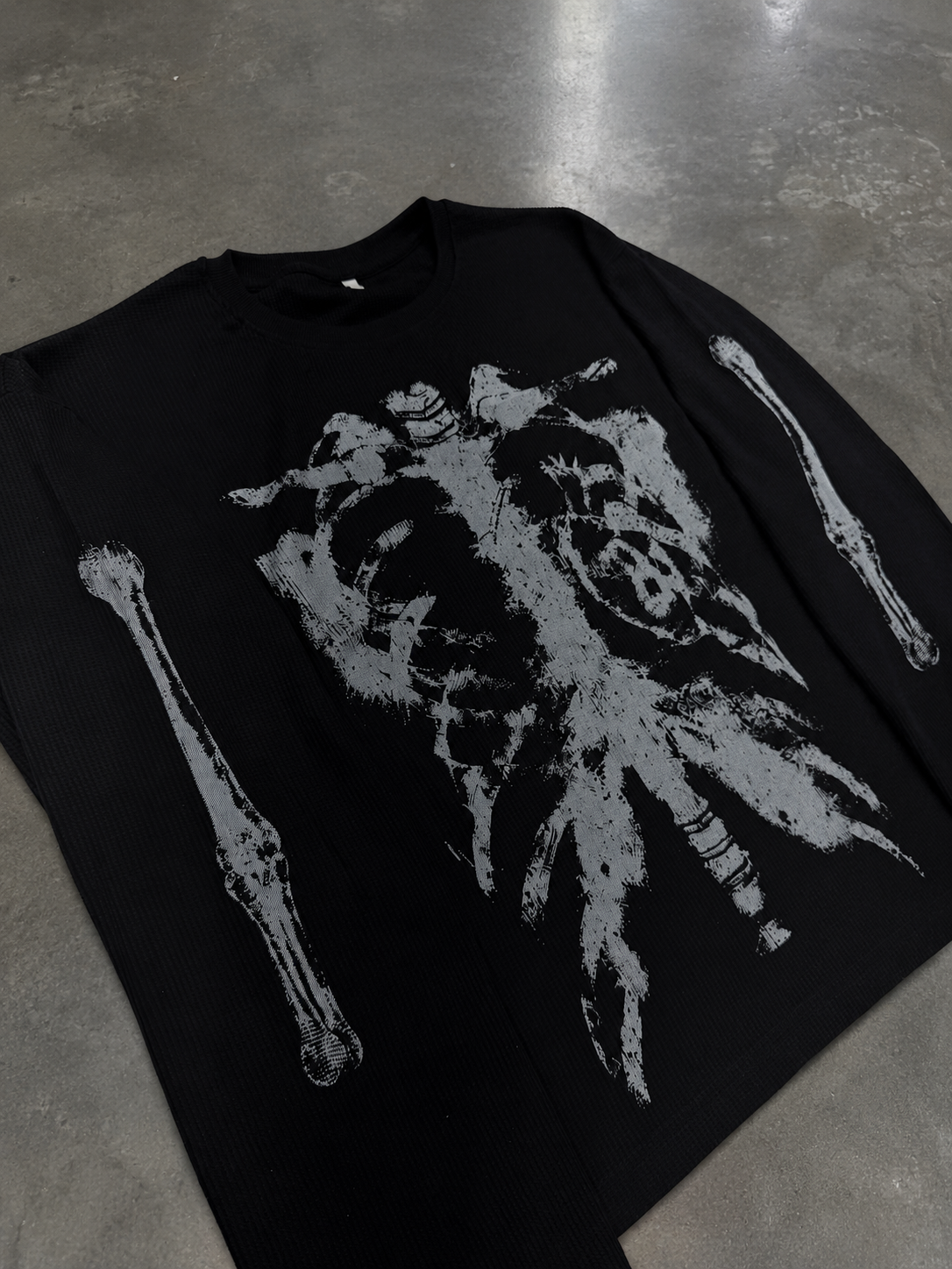 Skeletal State Waffle Tee