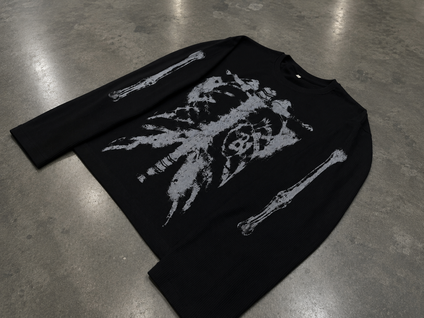 Skeletal State Waffle Tee