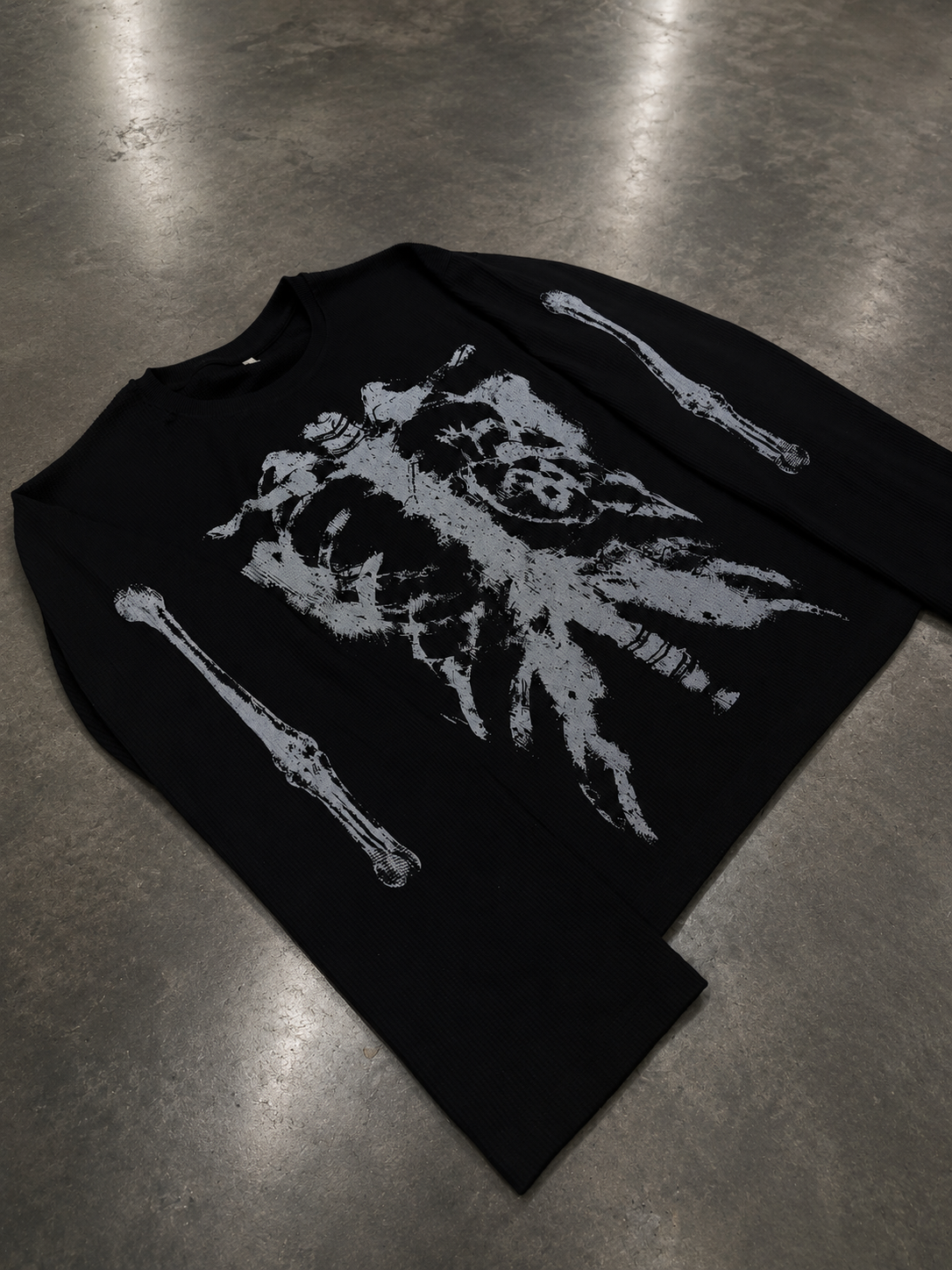 Skeletal State Waffle Tee