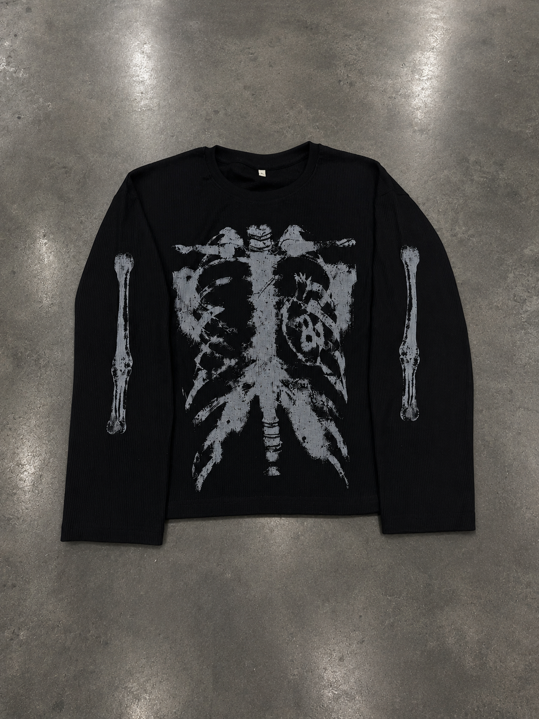 Skeletal State Waffle Tee