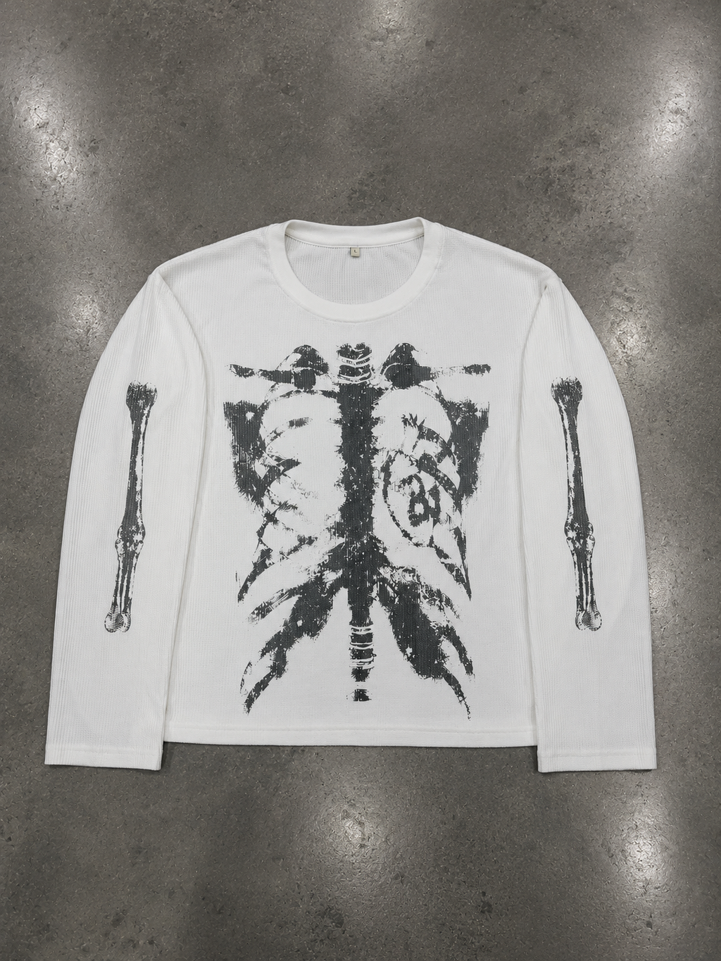 Skeletal State Waffle Tee