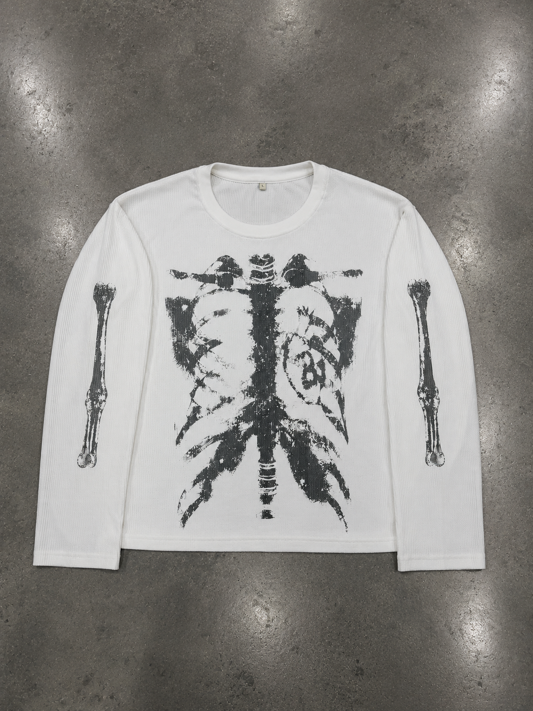 Skeletal State Waffle Tee