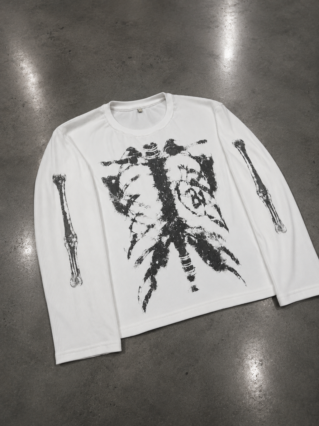 Skeletal State Waffle Tee