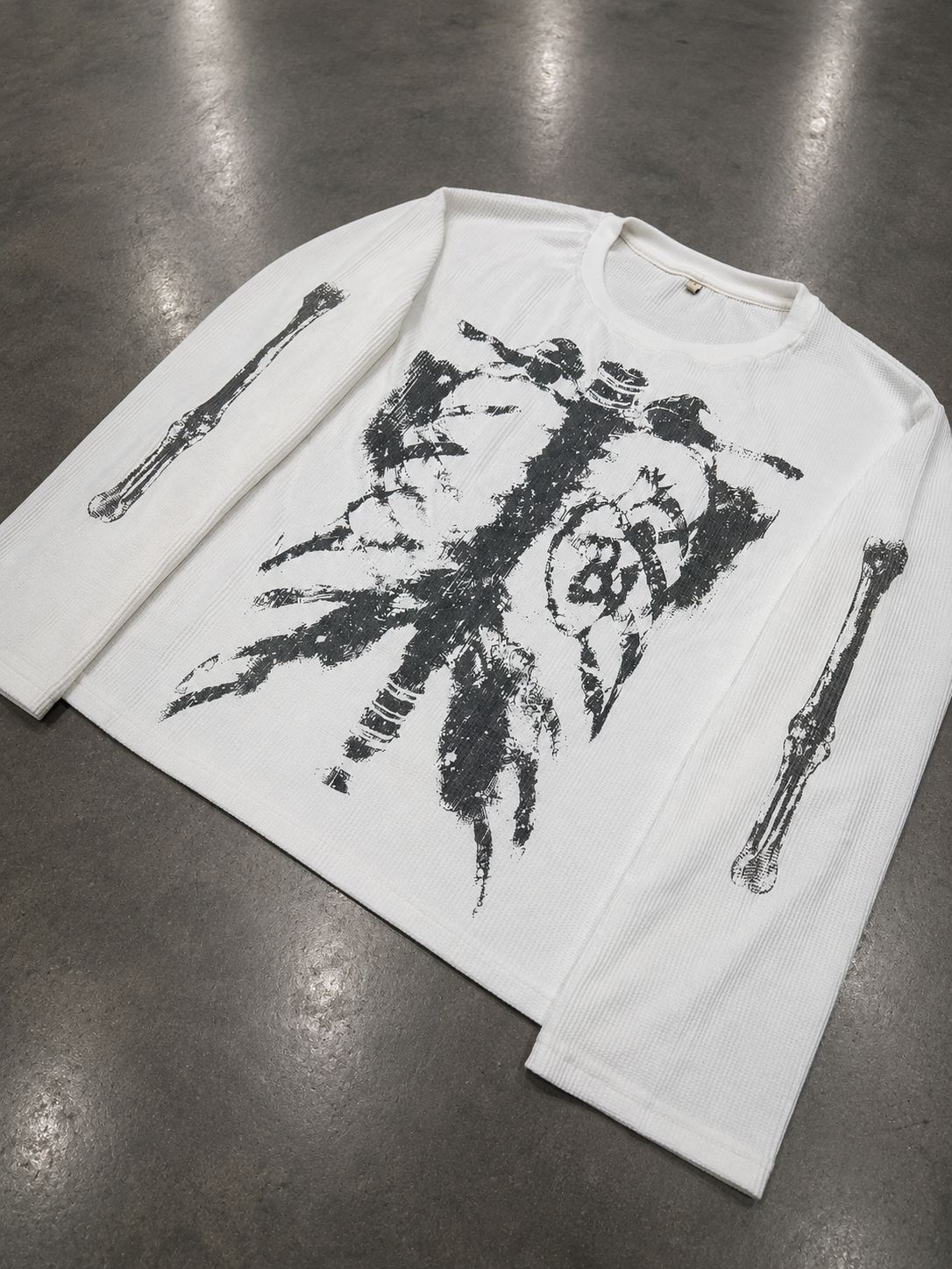 Skeletal State Waffle Tee