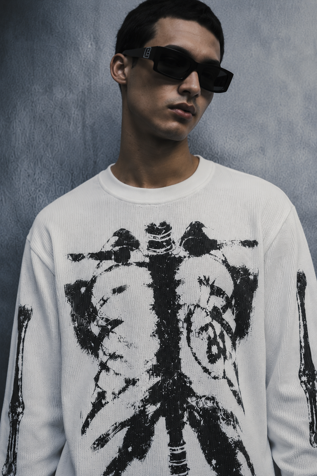 Skeletal State Waffle Tee