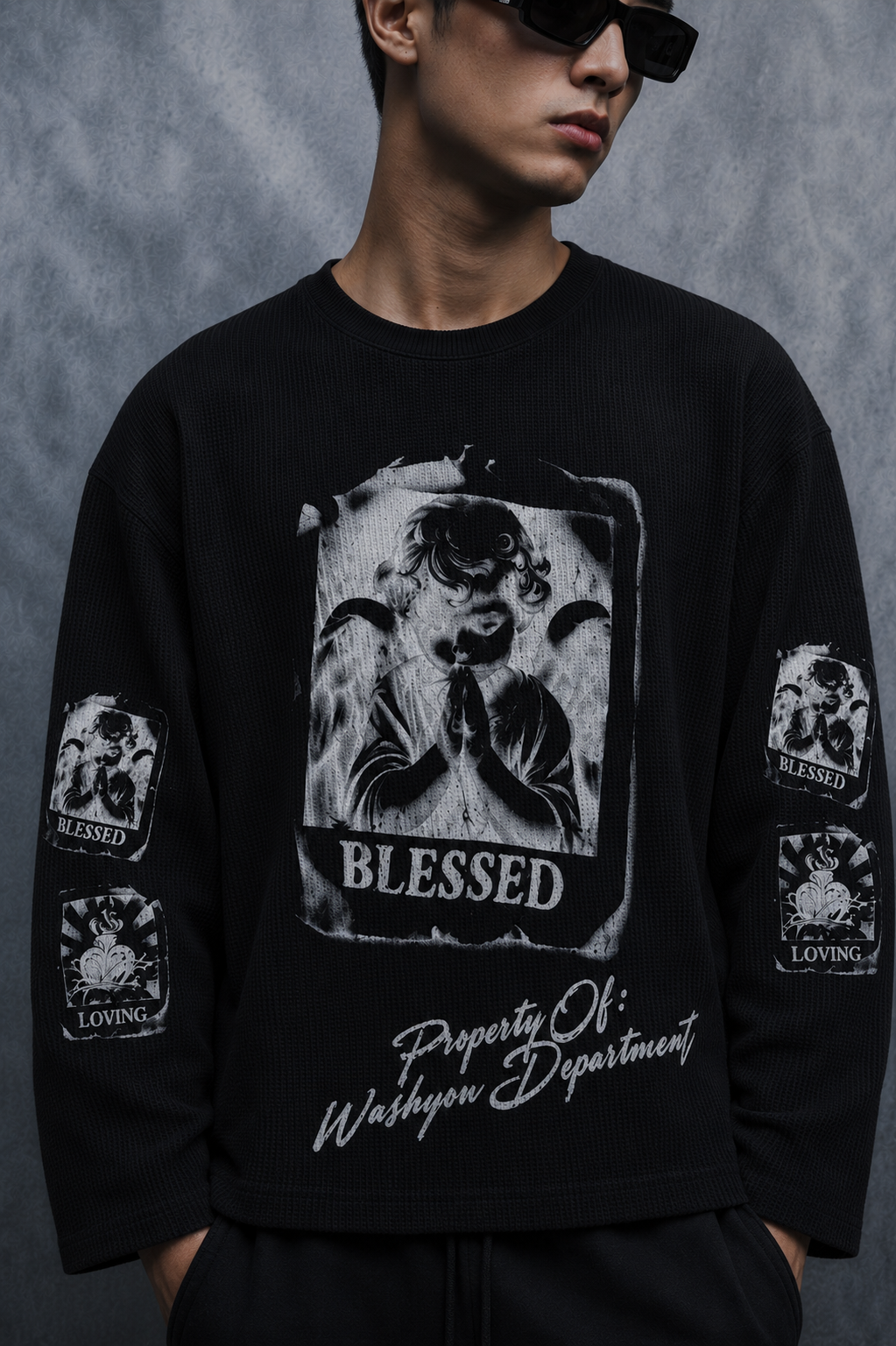 Blessed State Waffle Tee