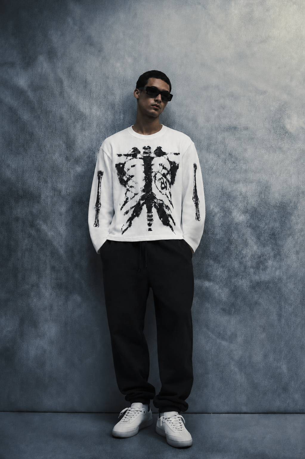Skeletal State Waffle Tee