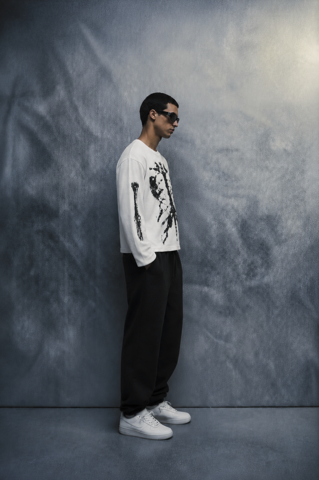 Skeletal State Waffle Tee