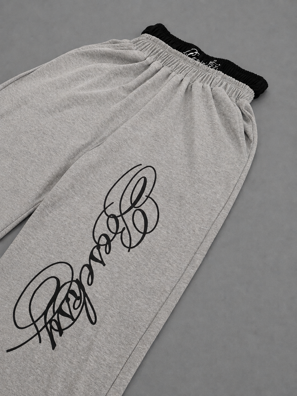 Scriptline Grey Baggy Pants