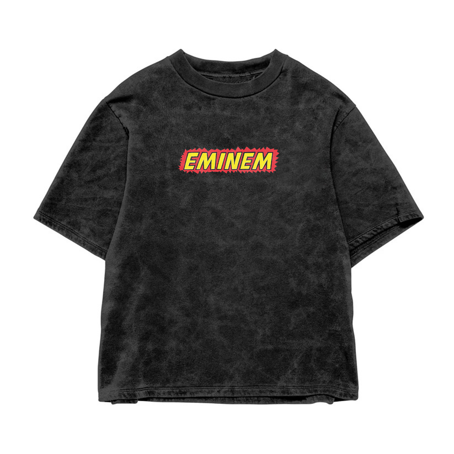 Eminem x Superhero Acid Wash Oversized Tee