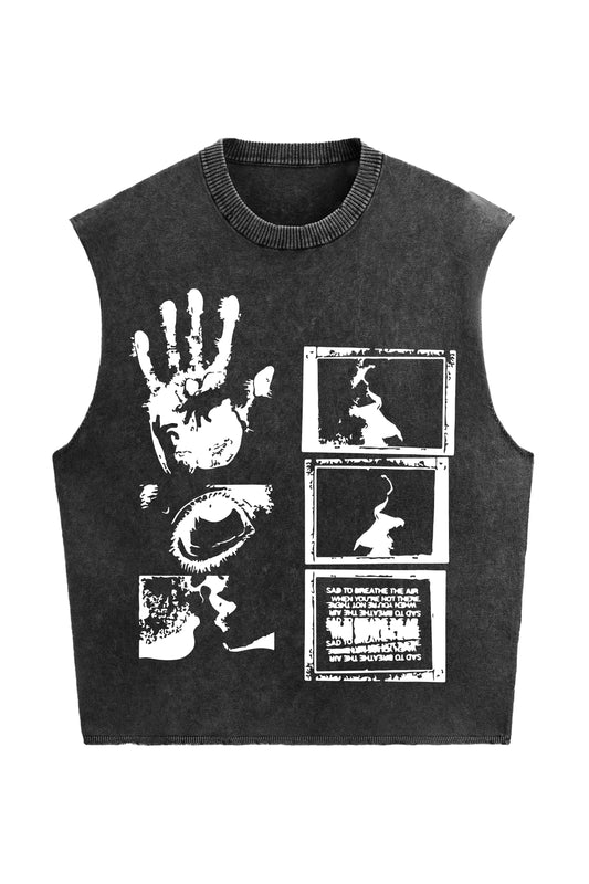 Oblivion Designed Vintage Oversized Vest