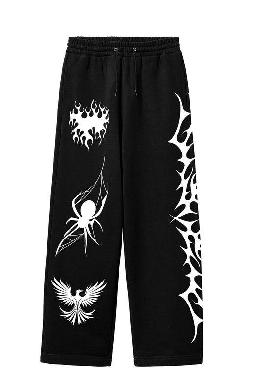 Demons Designed Oversized Pants