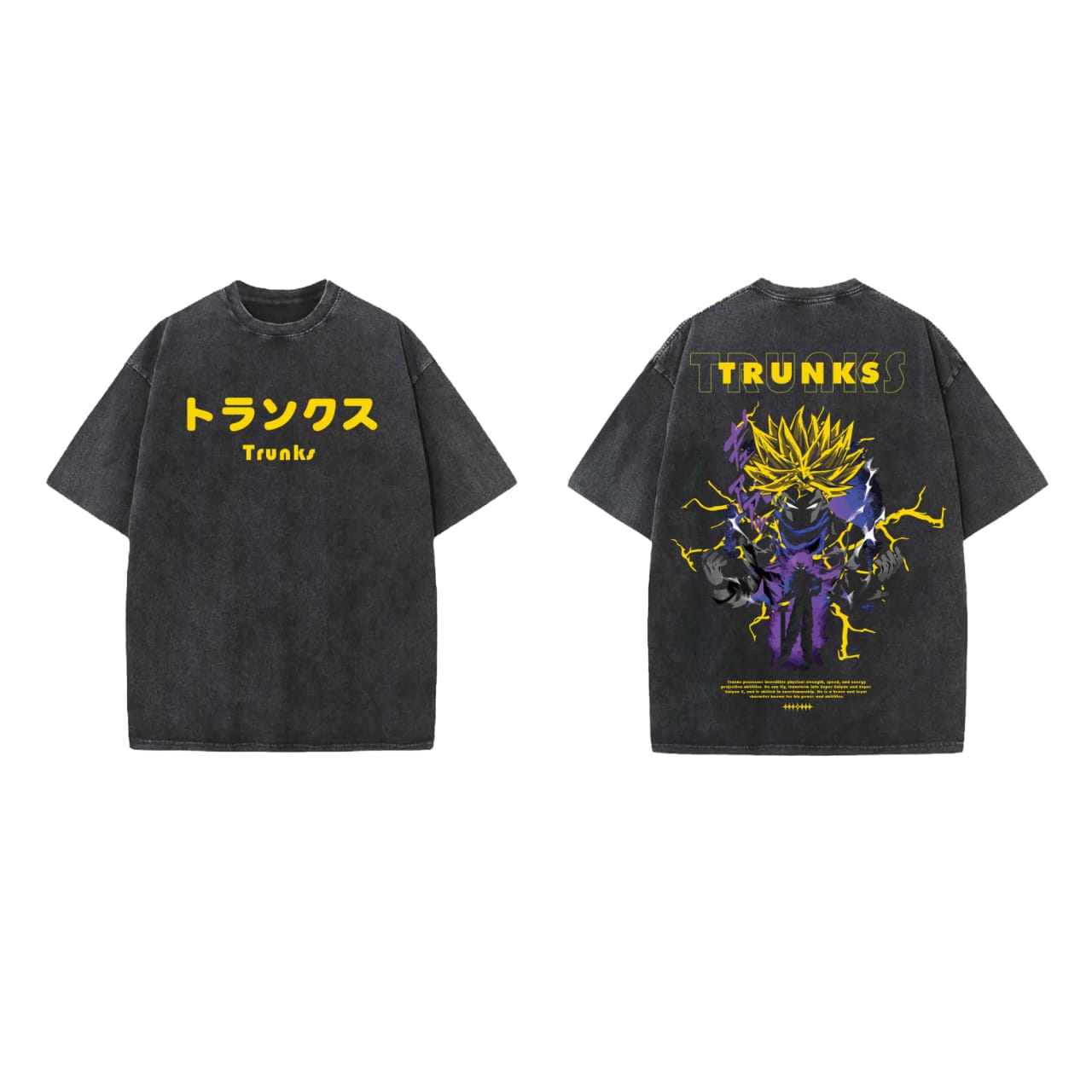 Trunks Designed Vintage Oversized T-shirt