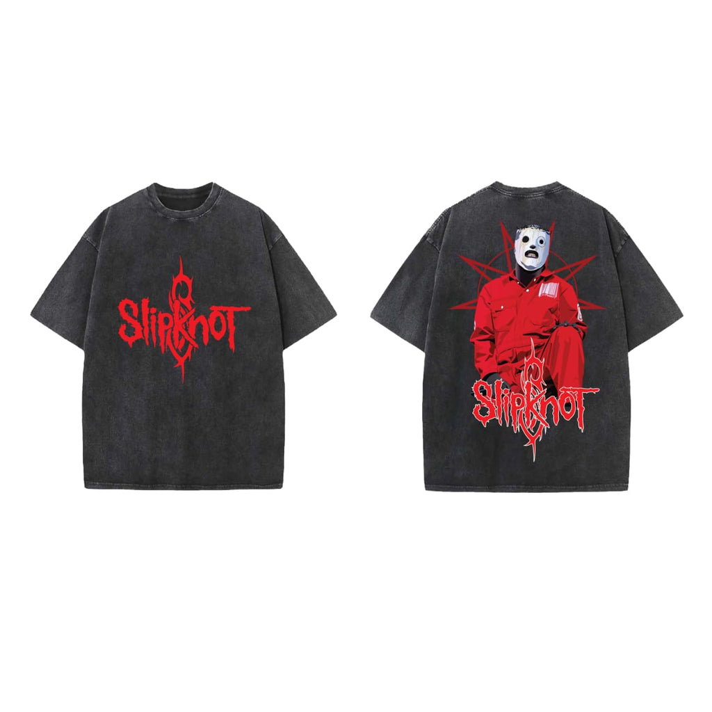 Slipknot Designed Vintage Oversized T-shirt