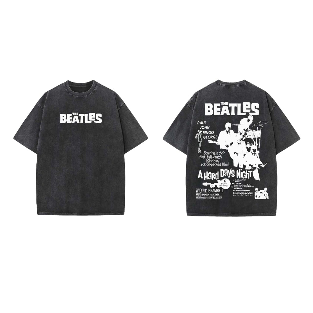 The Beatles Designed Vintage Oversized T-shirt