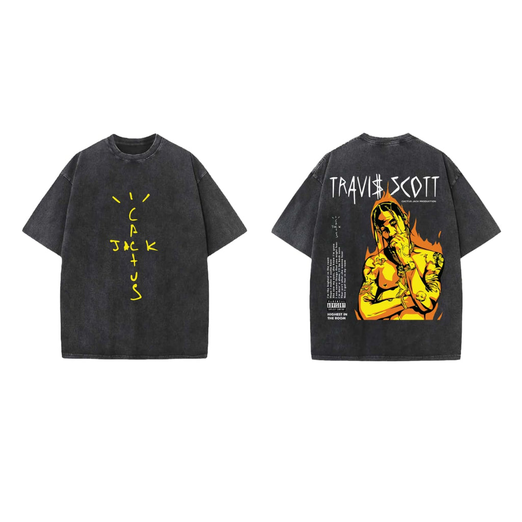 Travis Scott Cactus Jack Designed Vintage Oversized T-shirt