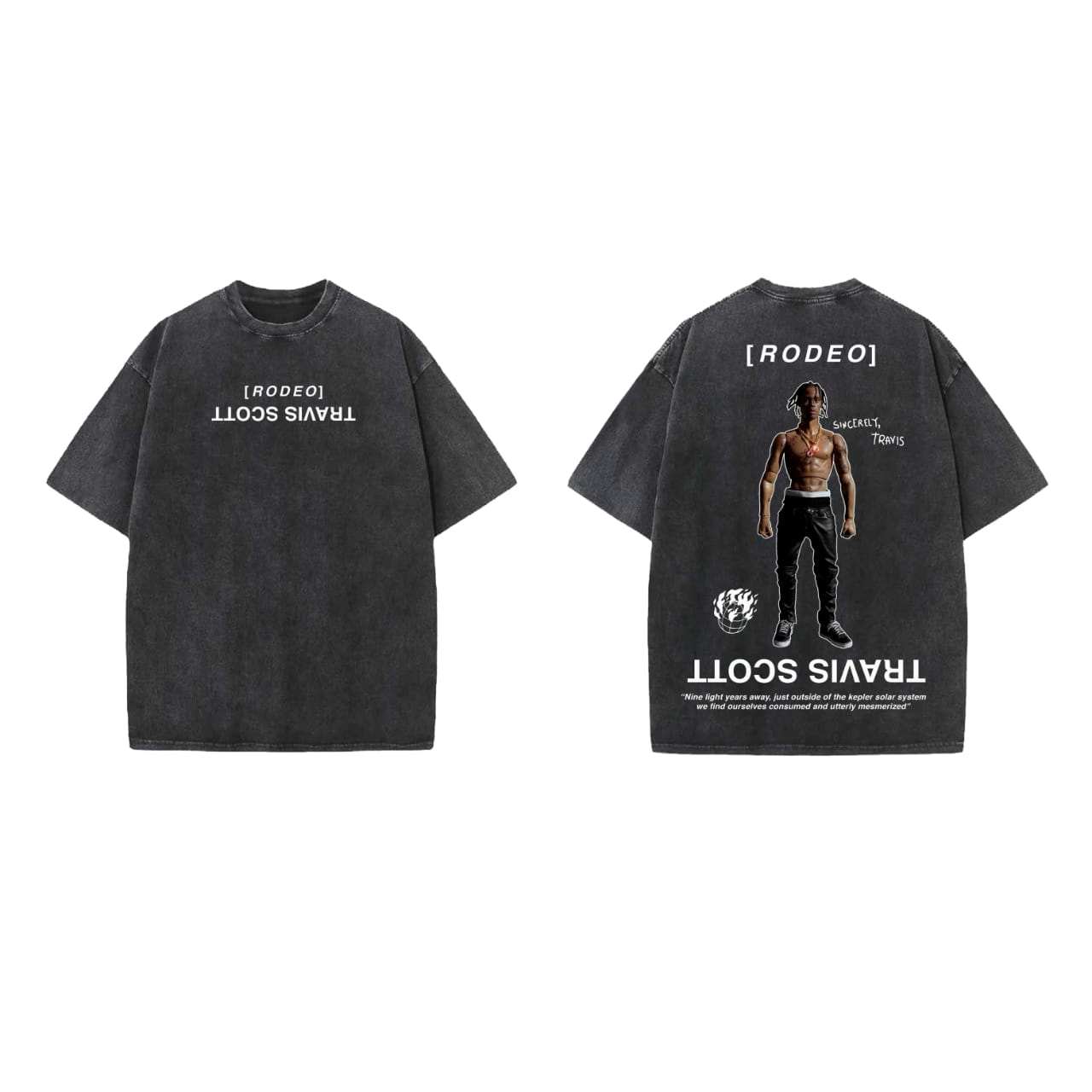 Travis Scott Rodeo Designed Vintage Oversized T-shirt