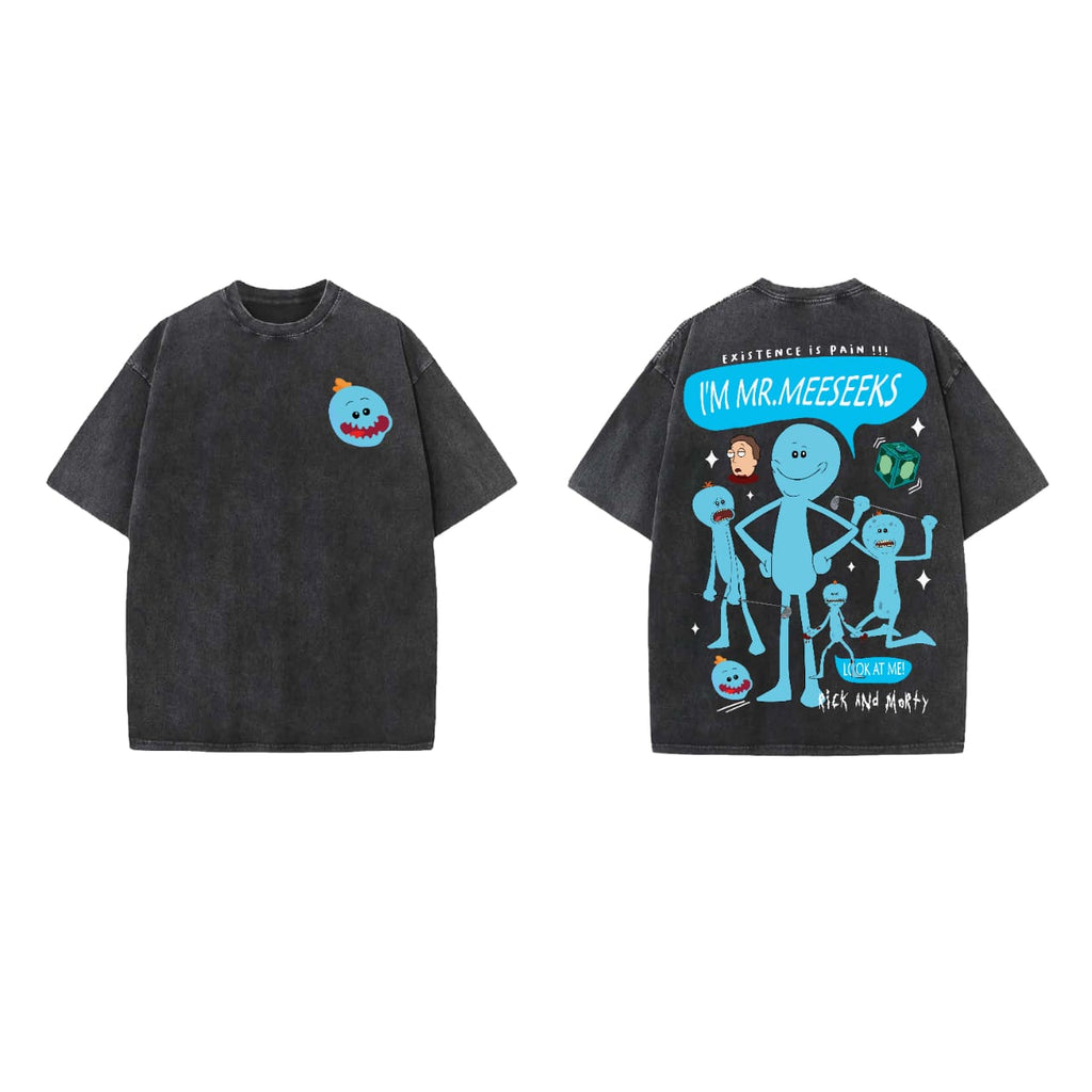 I'm Mr. Meeseks Designed Vintage Oversized T-shirt