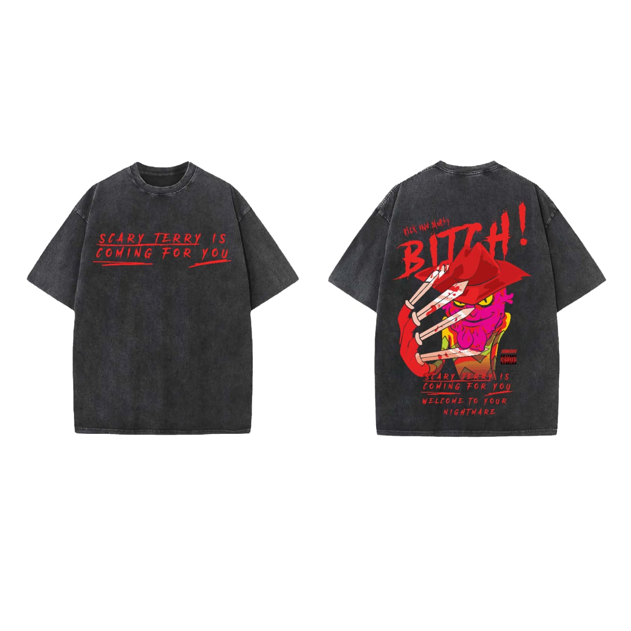 Bitch Designed Vintage Oversized T-shirt