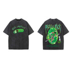 Pickle Rick Designed Vintage Oversized T-shirt