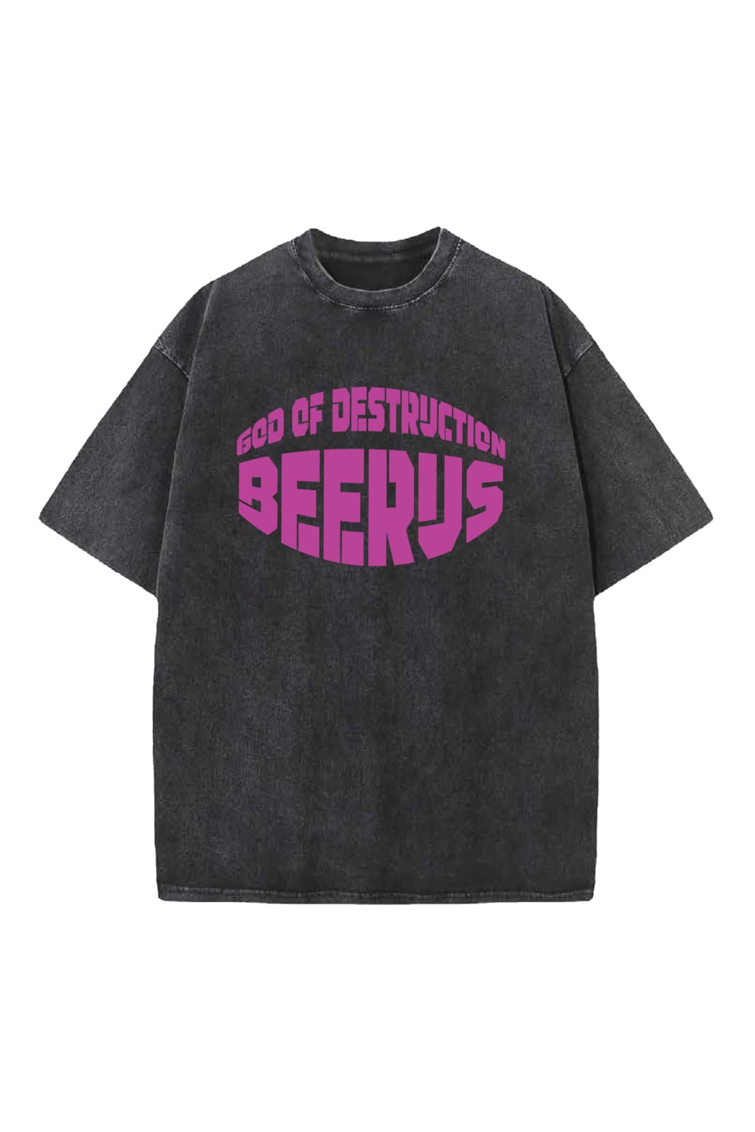 Beerus God Of Destruction Designed Vintage Oversized T-shirt