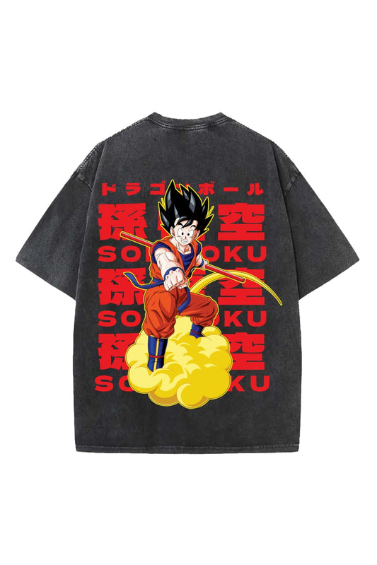 Son Goku Dragon Ball Z Designed Vintage Oversized T-shirt