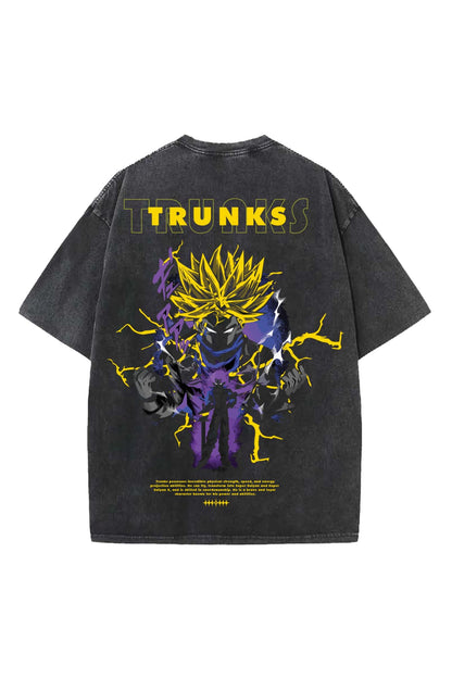 Trunks Designed Vintage Oversized T-shirt