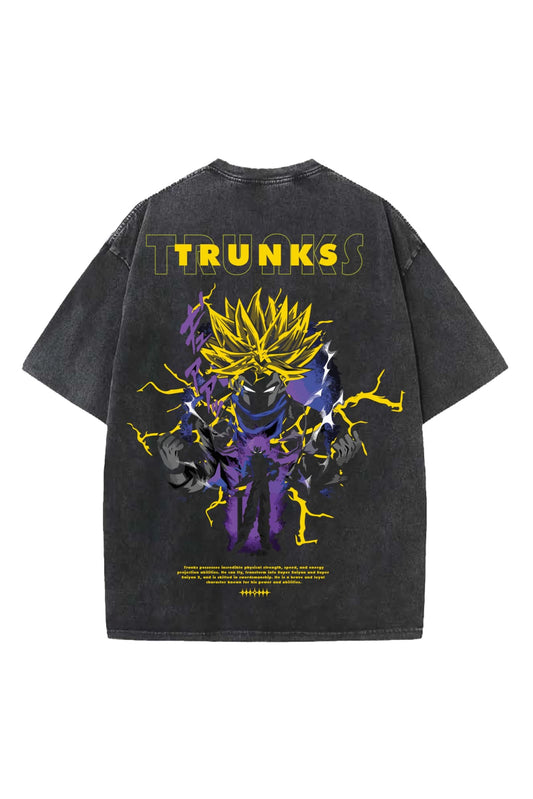 Trunks Designed Vintage Oversized T-shirt