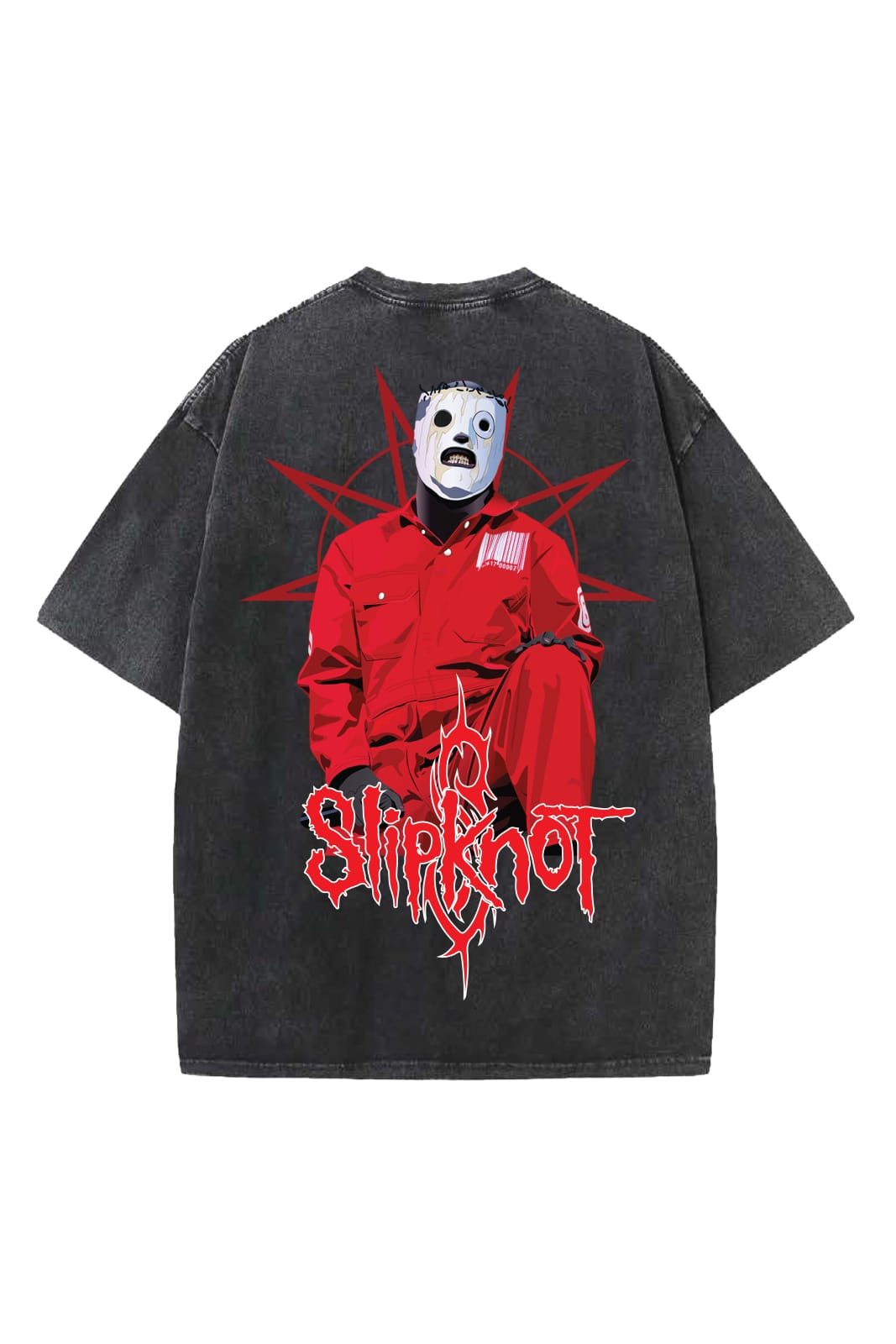 Slipknot Designed Vintage Oversized T-shirt