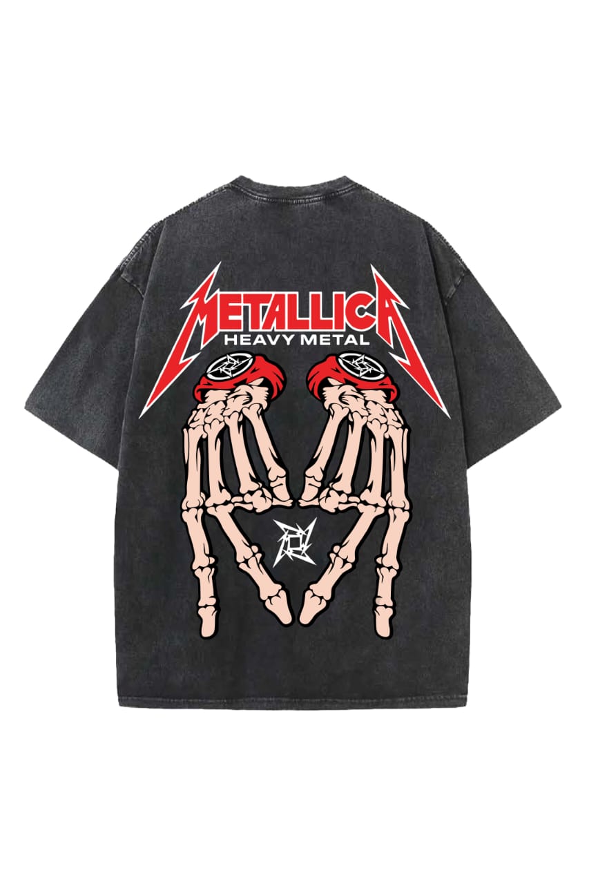 Metallica Designed Vintage Oversized T-shirt