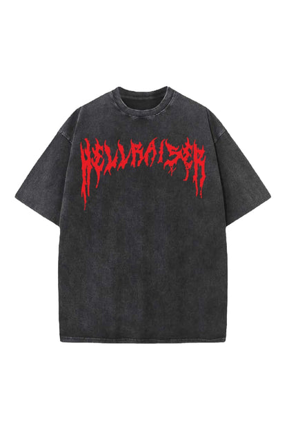 Hell Raiser Designed Vintage Oversized T-shirt