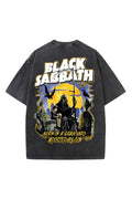 Black Sabbath Designed Vintage Oversized T-shirt