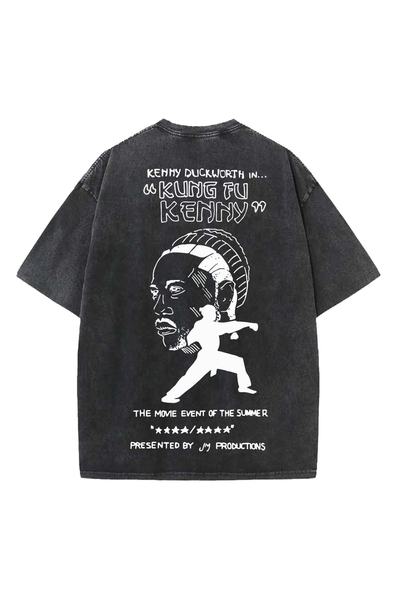 Kung Fu Kenny Designed Vintage Oversized T-shirt