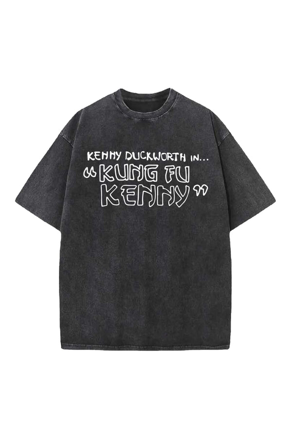 Kung Fu Kenny Designed Vintage Oversized T-shirt