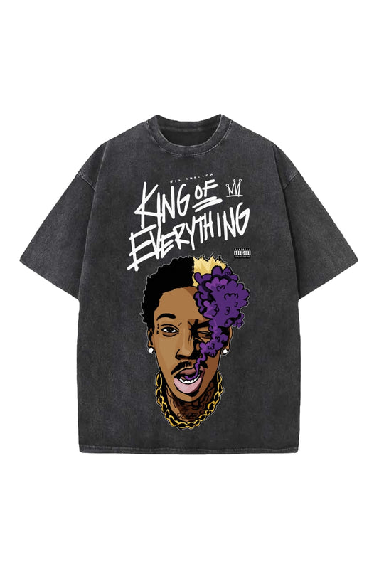 King Of Everything Designed Vintage Oversized T-shirt