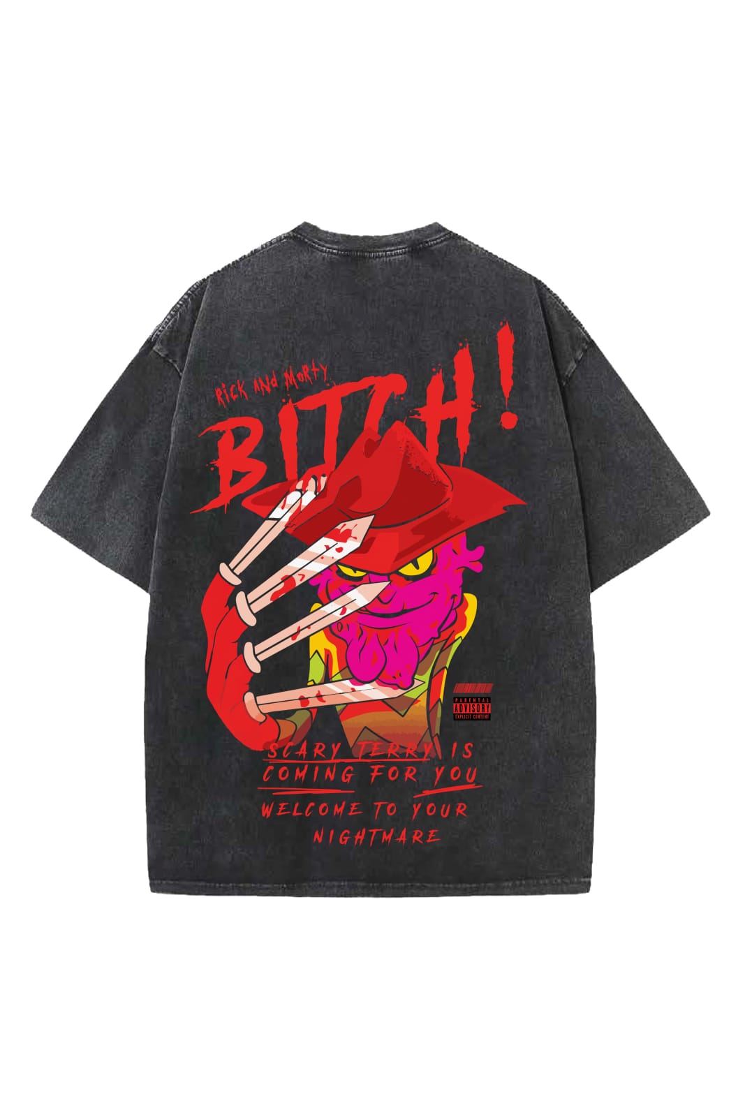 Bitch Designed Vintage Oversized T-shirt