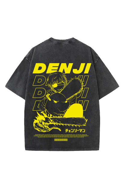 Denji Designed Vintage Oversized T-shirt