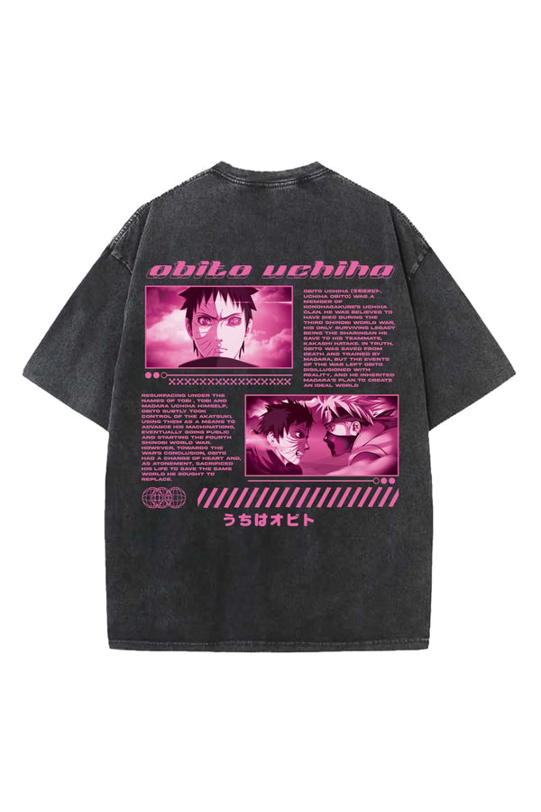 Obito Uchiha Designed Vintage Oversized T-shirt