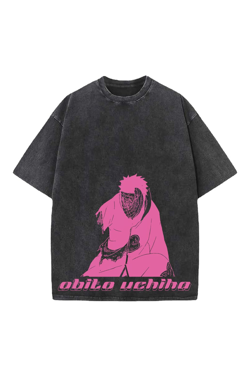 Obito Uchiha Designed Vintage Oversized T-shirt