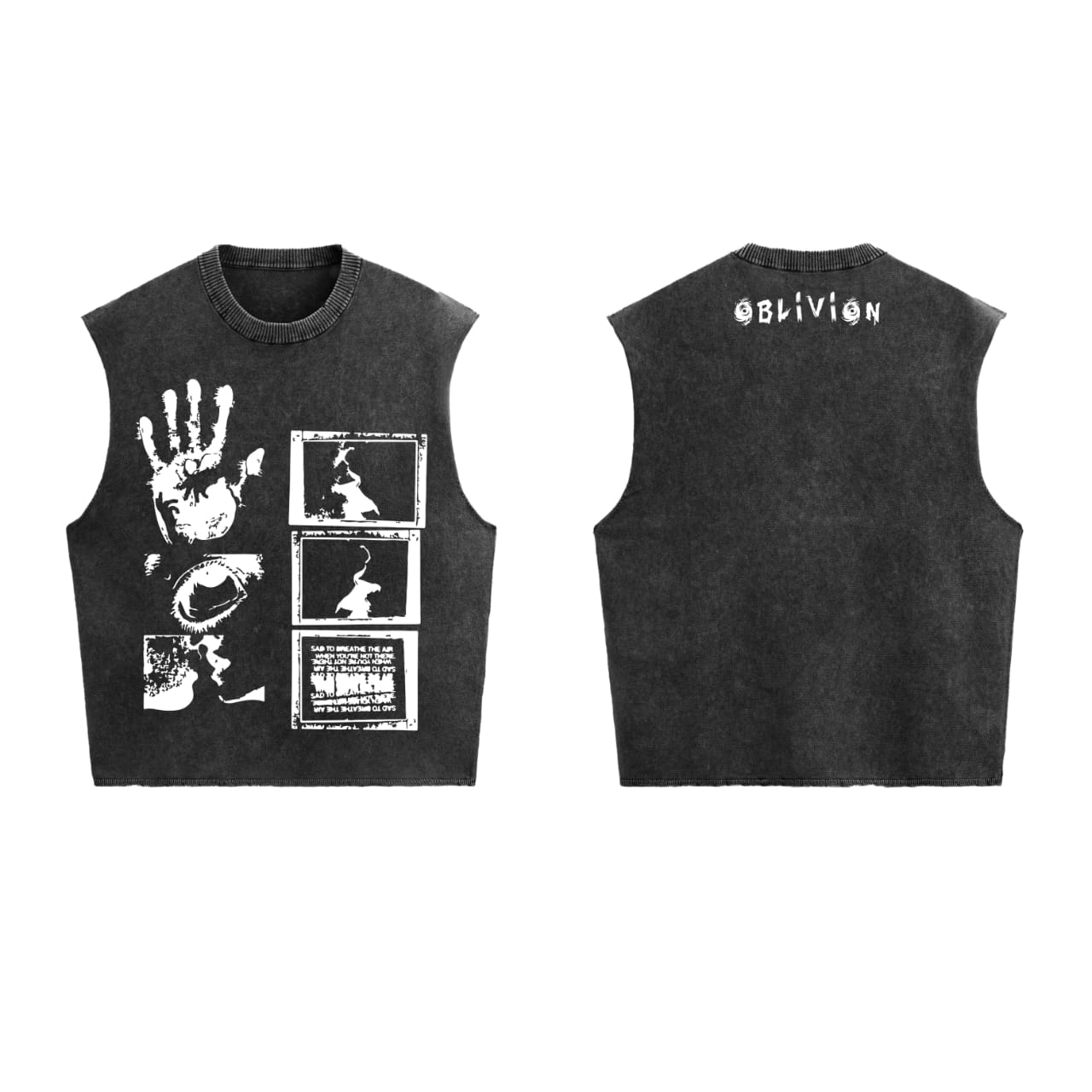 Oblivion Designed Vintage Oversized Vest