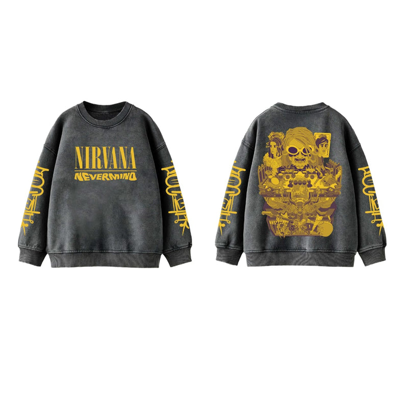 Nirvana Designed Oversized Sweatshirt