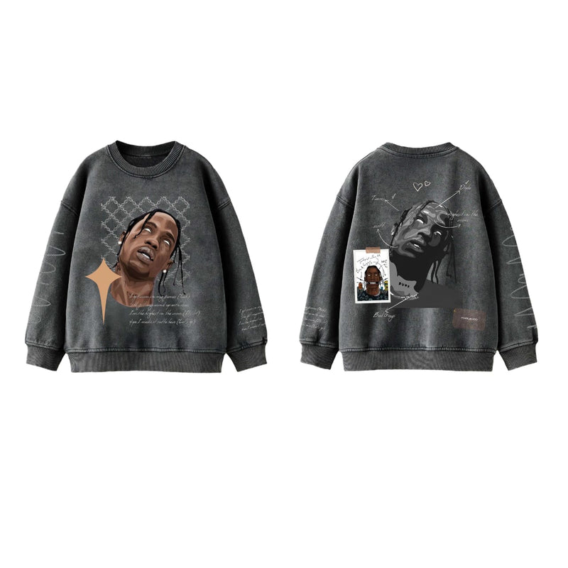 Travis Scott Designed Oversized Sweatshirt