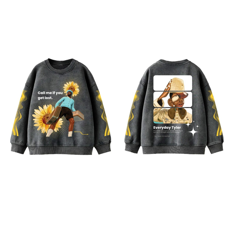 Tyler The Creator Designed Oversized Sweatshirt